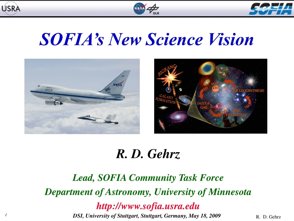 sofia s new science vision