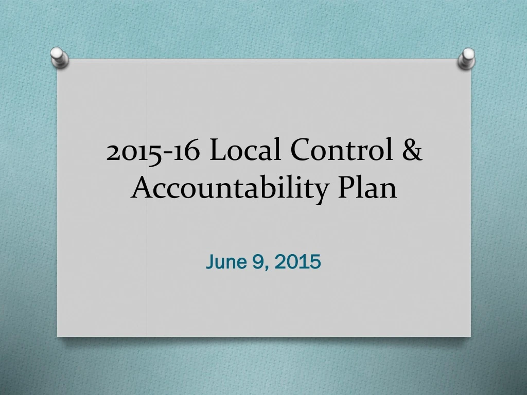 2015 16 local control accountability plan