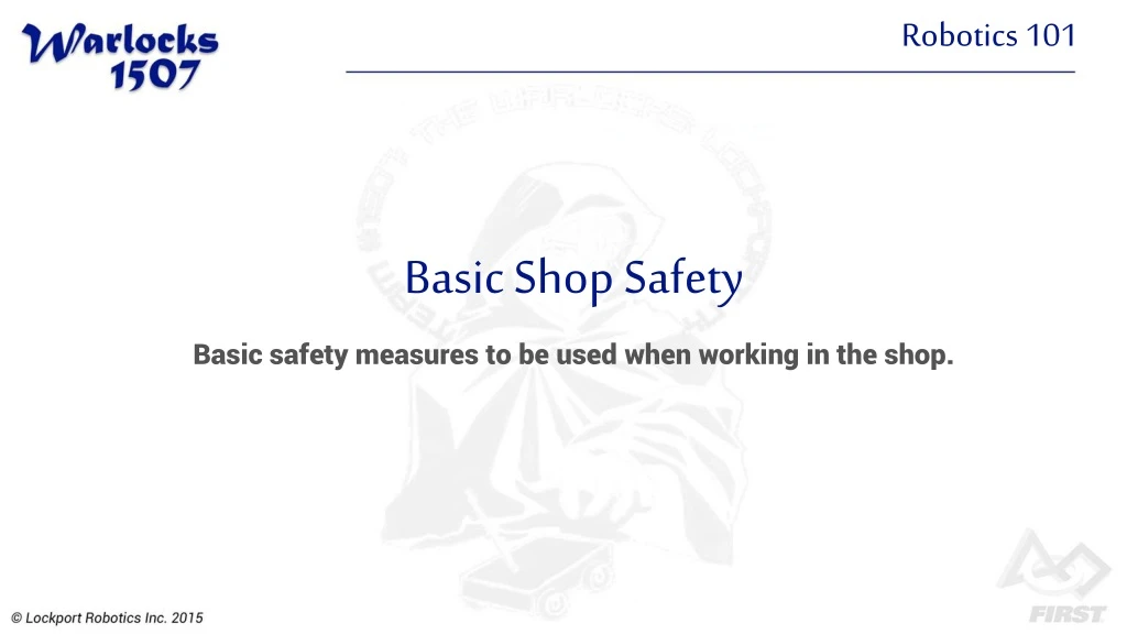 basic shop safety