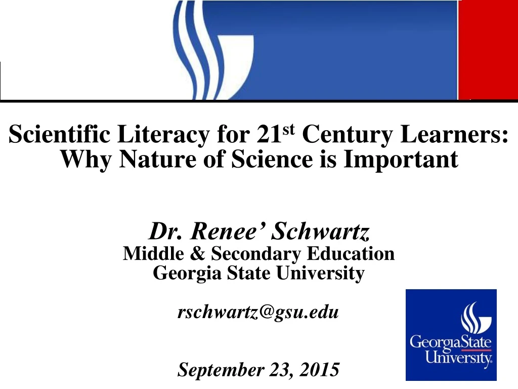 scientific literacy for 21 st century learners