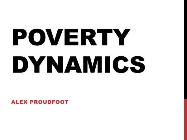 Poverty dynamics