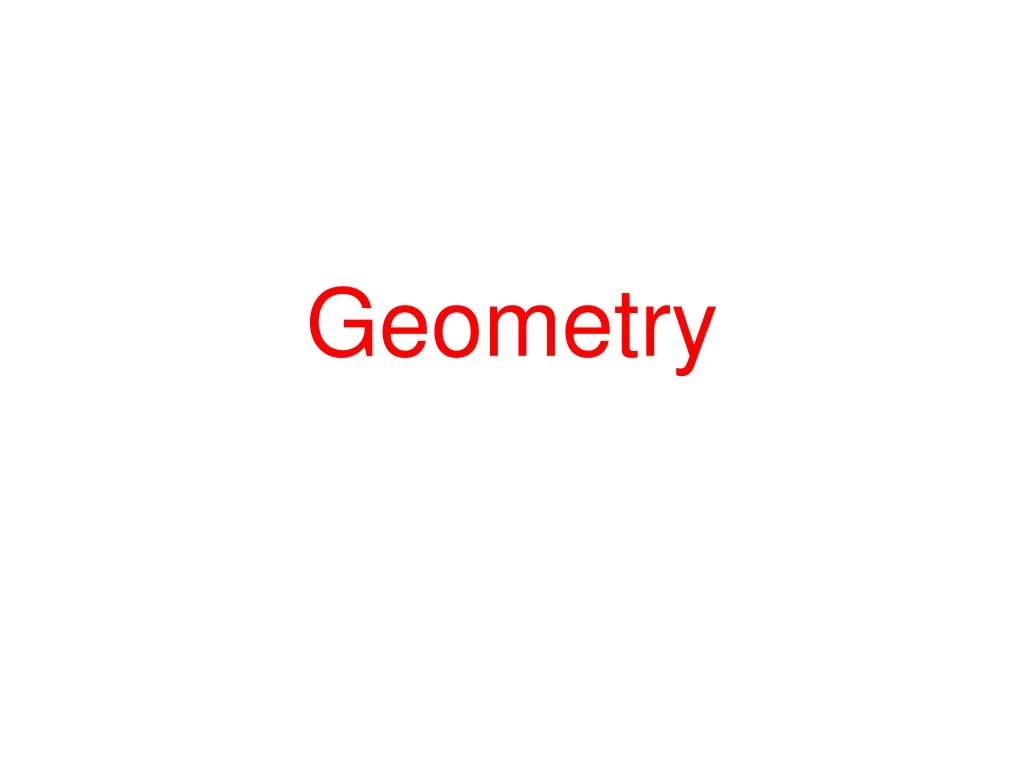 geometry