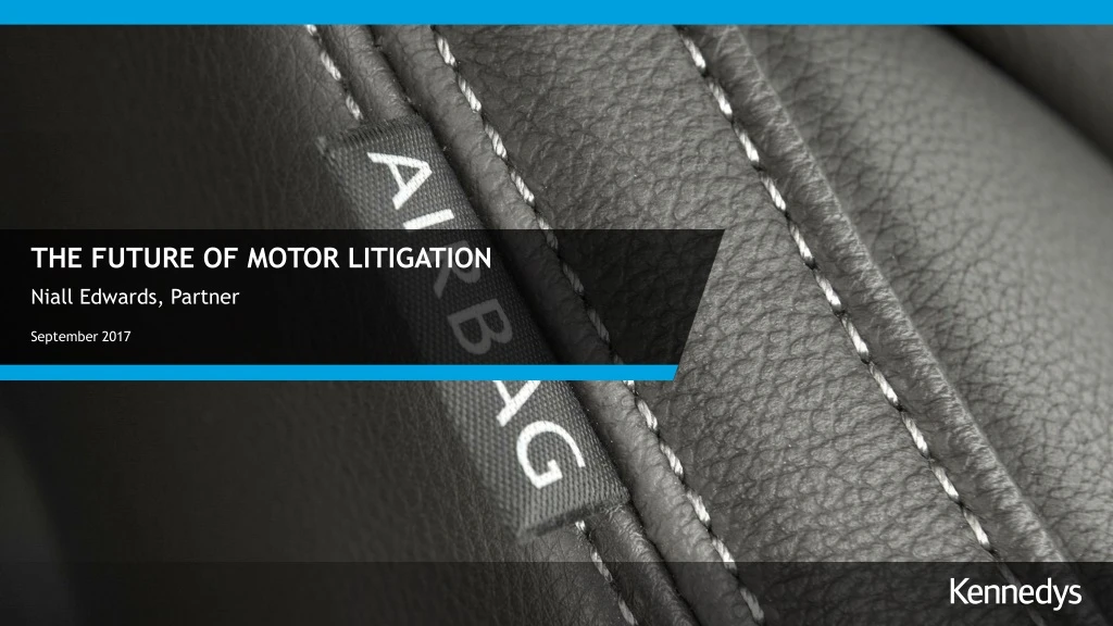 the future of motor litigation