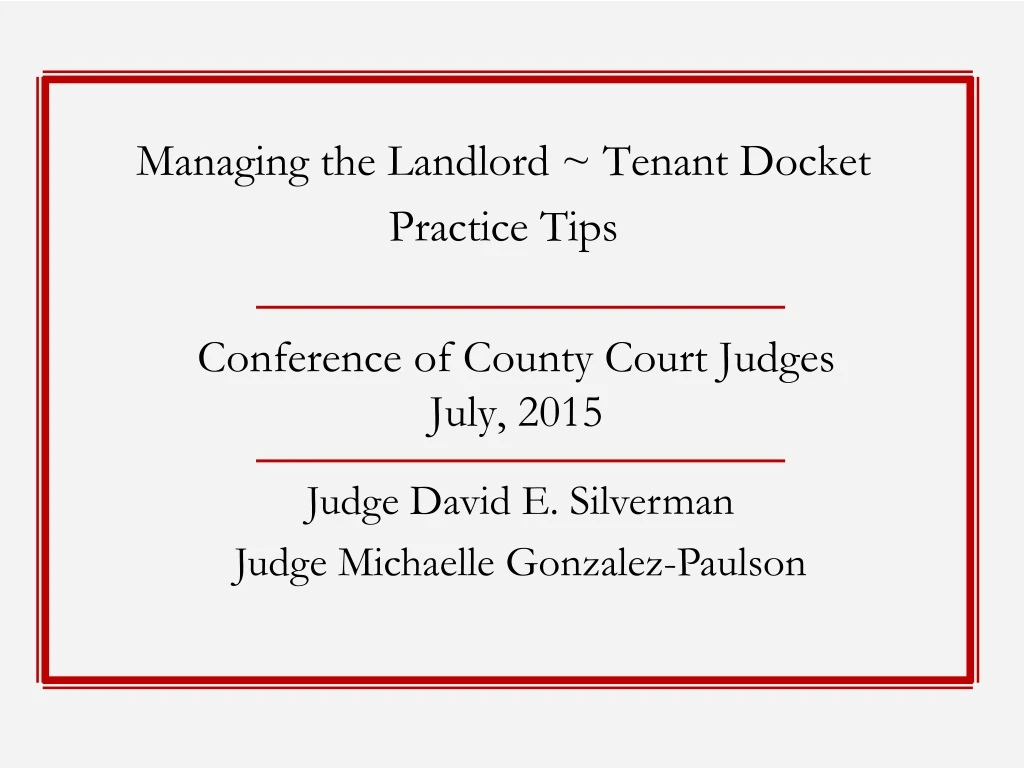 conference of county court judges july 2015