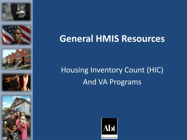 General HMIS Resources