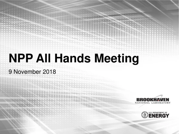 NPP All Hands Meeting