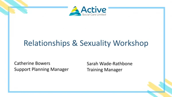 Relationships &amp; Sexuality Workshop