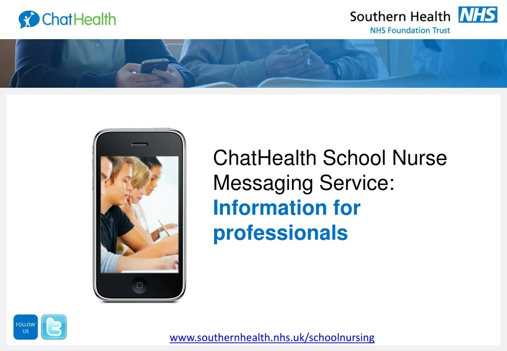 chathealth school nurse messaging service