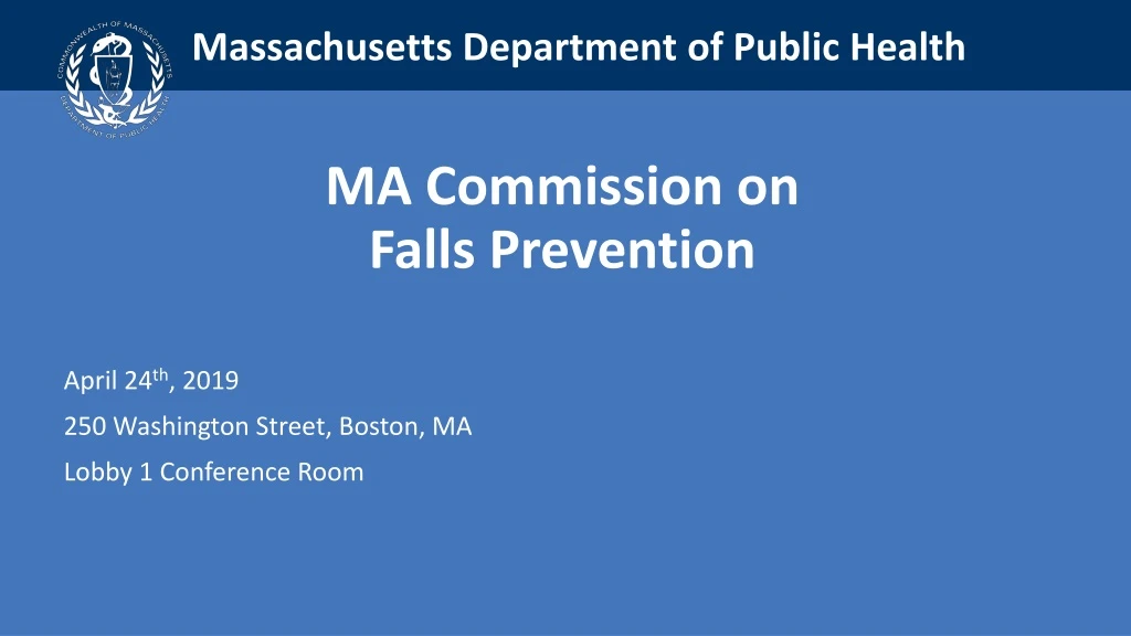 ma commission on falls prevention