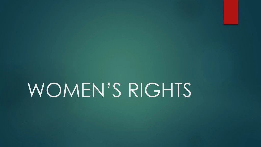 women s rights