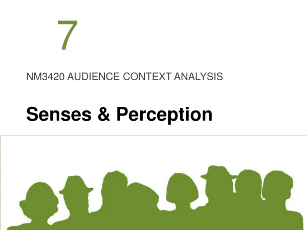 NM3420 AUDIENCE CONTEXT ANALYSIS