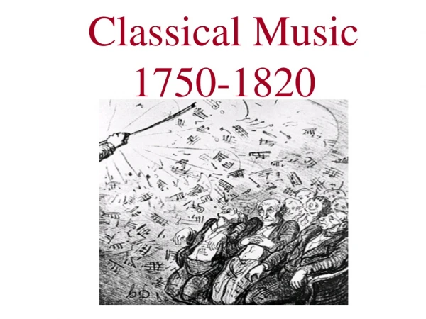 Classical Music 1750-1820