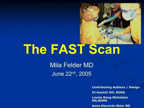 The FAST Scan