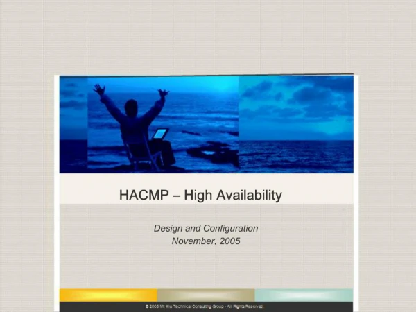 HACMP High Availability