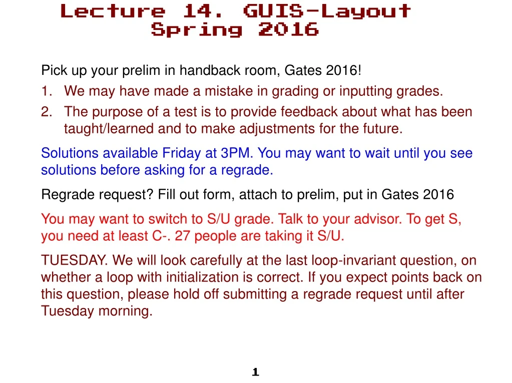 cs2110 lecture 14 guis layout spring 2016