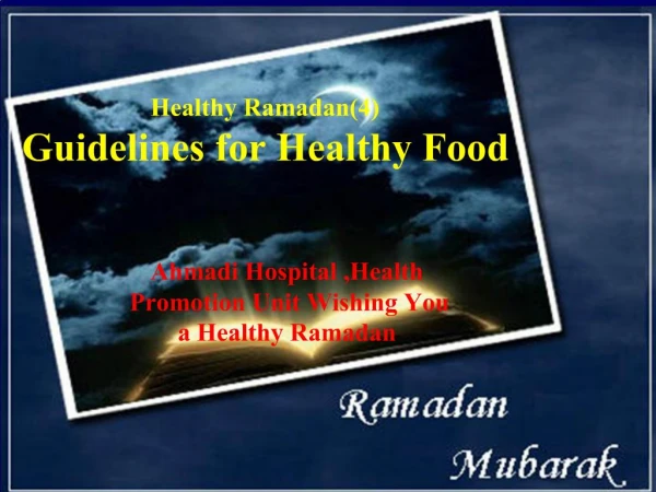 Basics of Healthy Food are Similar