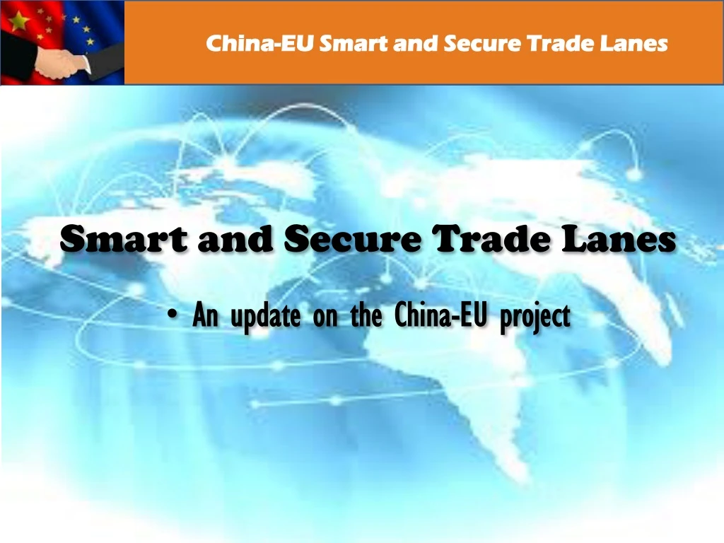 china eu smart and secure trade lanes