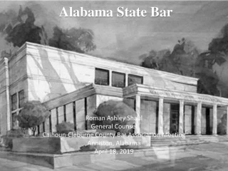 Alabama State Bar - slide 1
