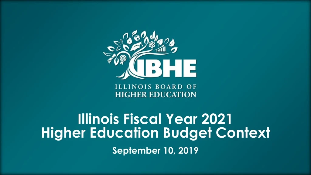 illinois fiscal year 2021 higher education budget