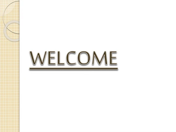 welcome