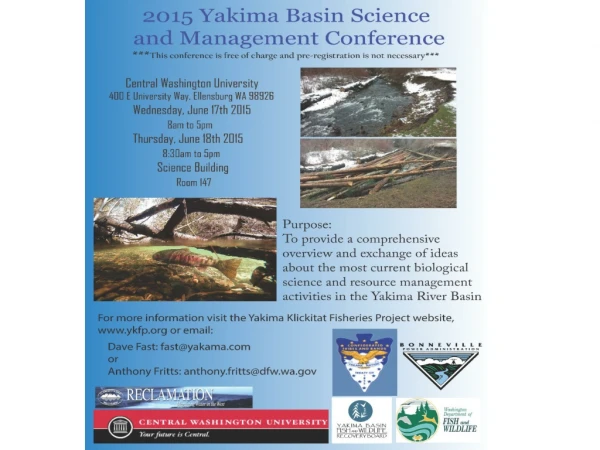 New Study In Yakima Basin