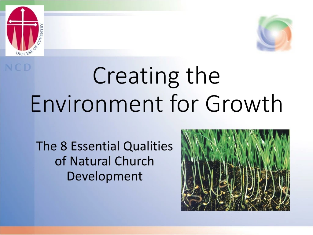 creating the environment for growth