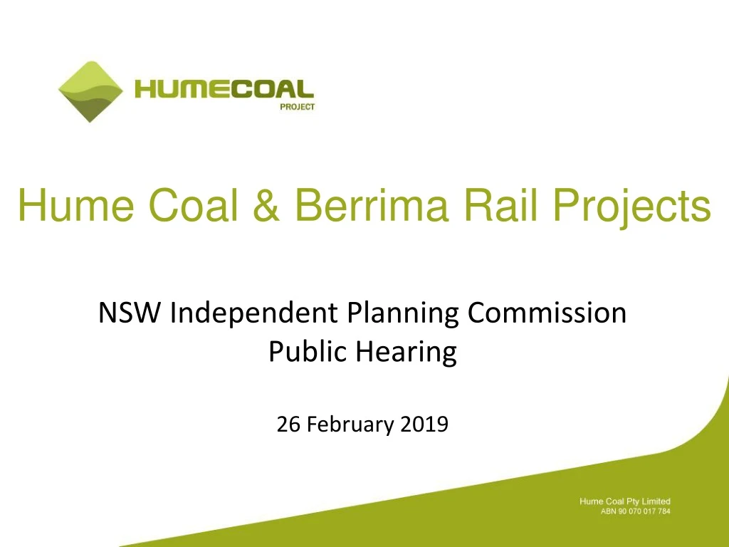 hume coal berrima rail projects