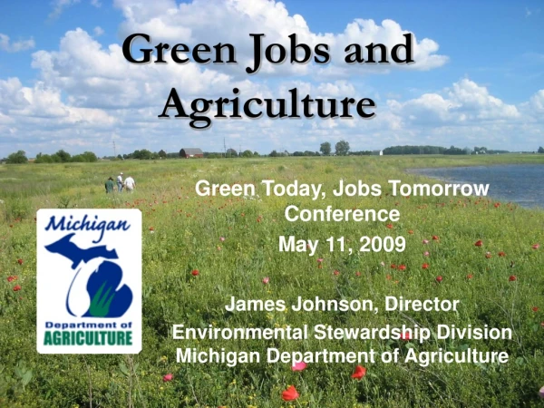 Green Jobs and Agriculture