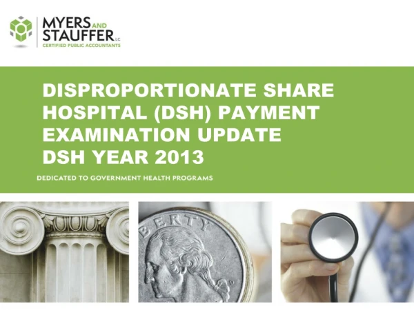 Disproportionate share hospital (DSH) Payment Examination UPdate DSH Year 2013
