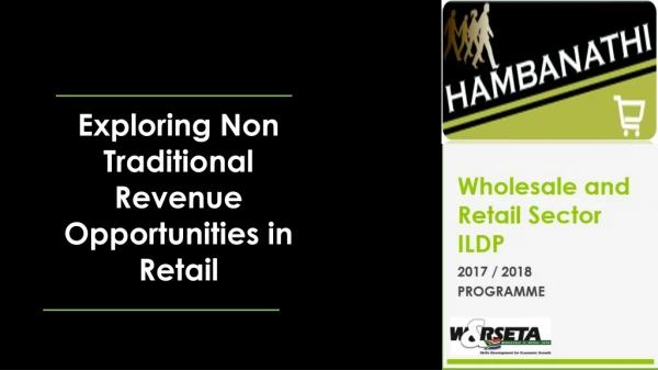 Exploring Non Traditional Revenue Opportunities in Retail