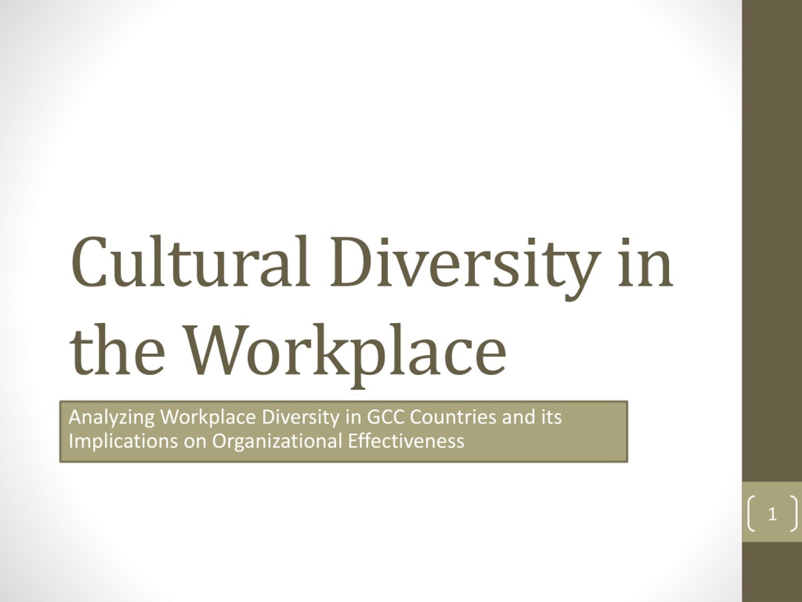 PPT - Cultural Diversity in the Workplace PowerPoint Presentation, free ...