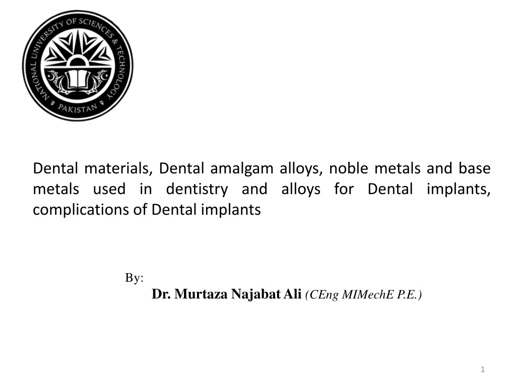 dental materials dental amalgam alloys noble