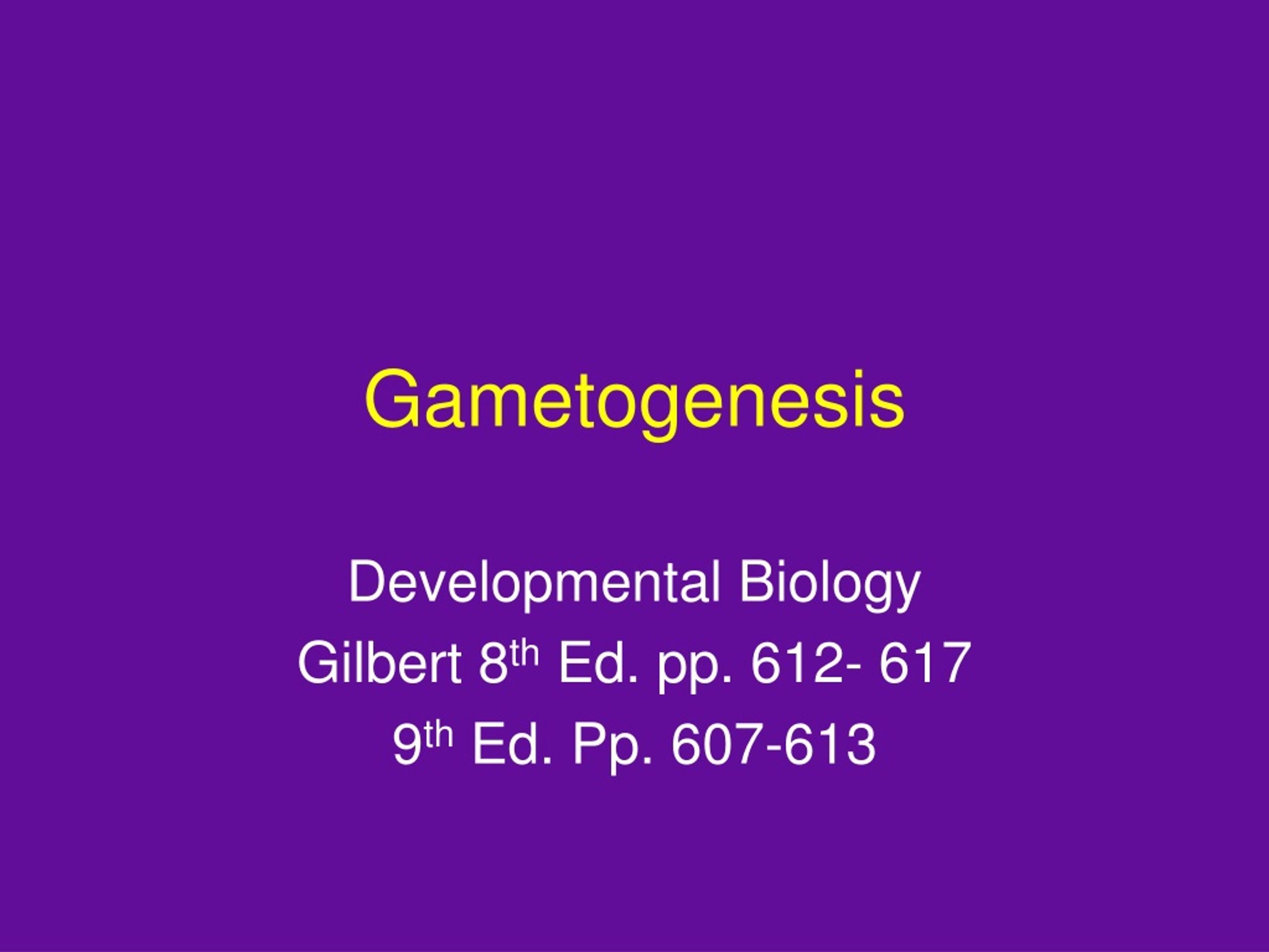 PPT - Gametogenesis PowerPoint Presentation, free download - ID:330074
