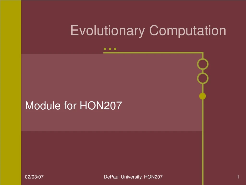 module for hon207