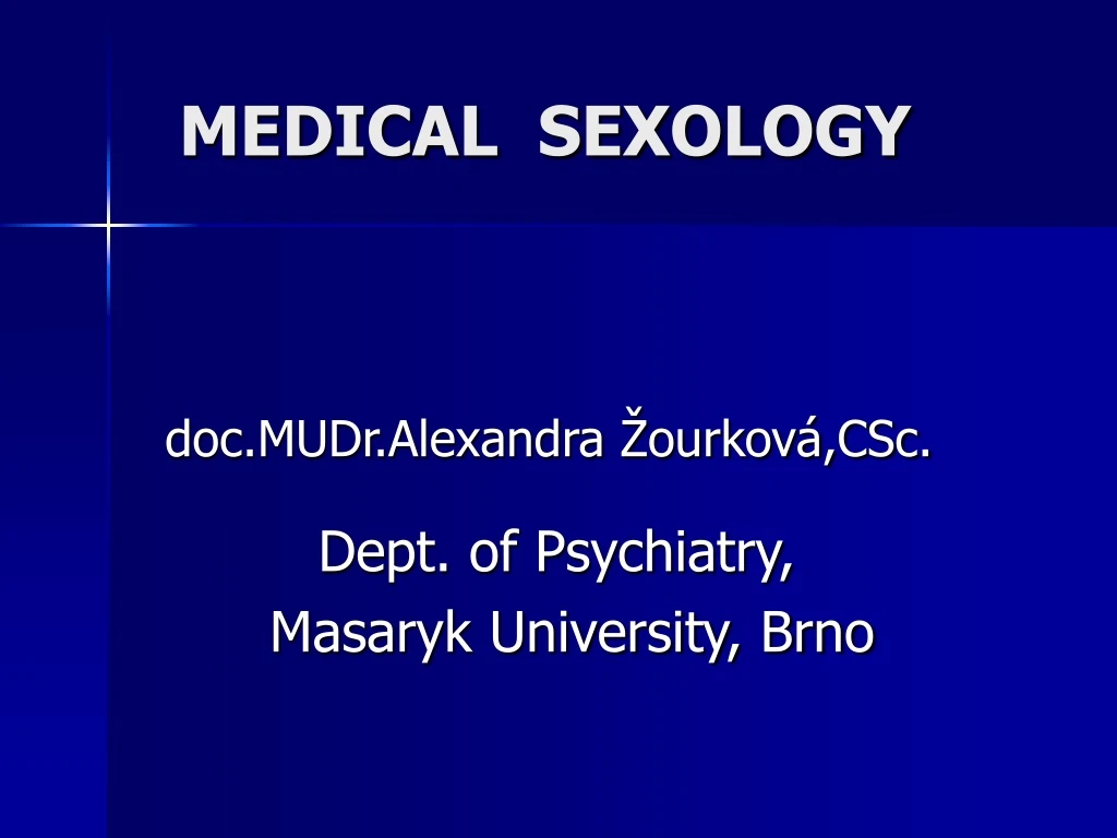 medical sexology