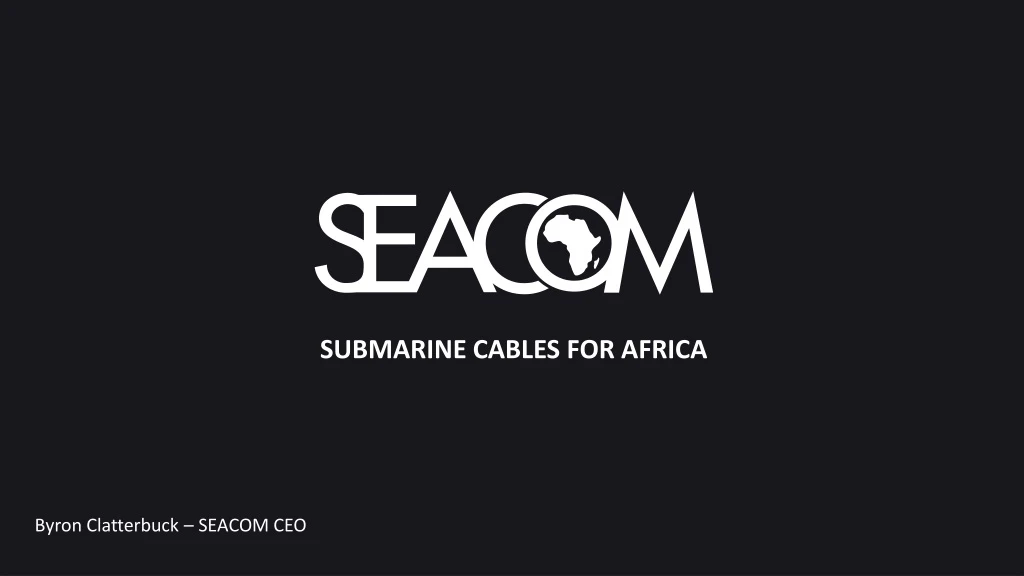 submarine cables for africa