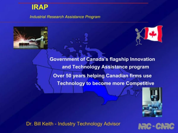 IRAP Industrial Research Assistance Program