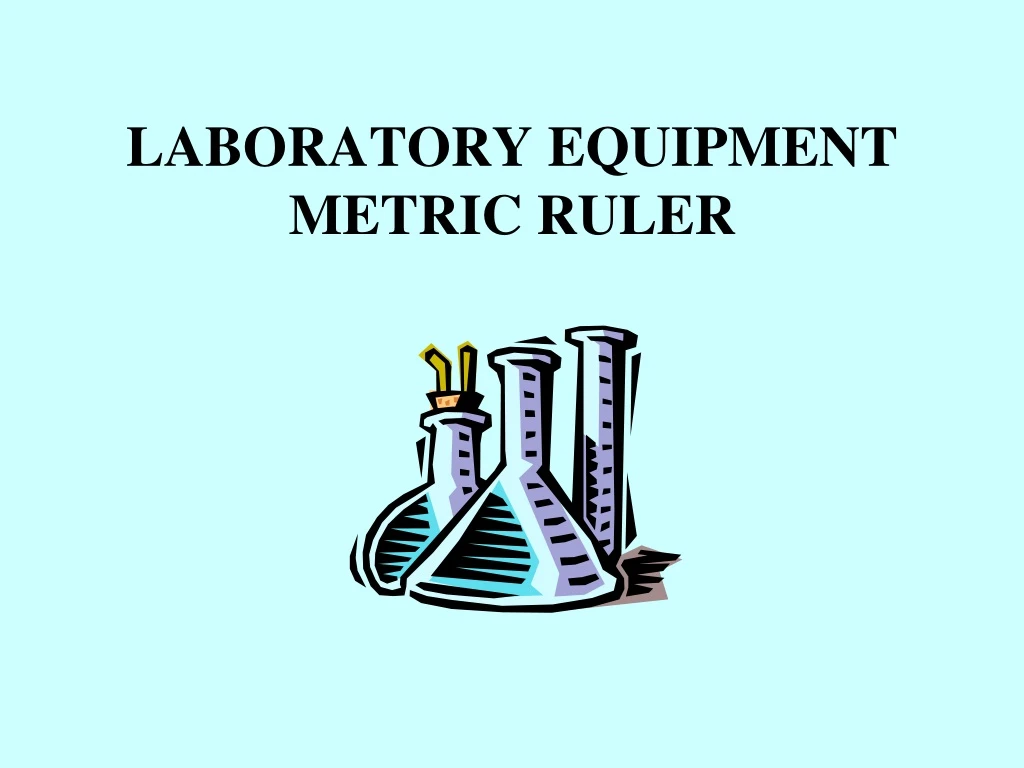 laboratory equipment metric ruler