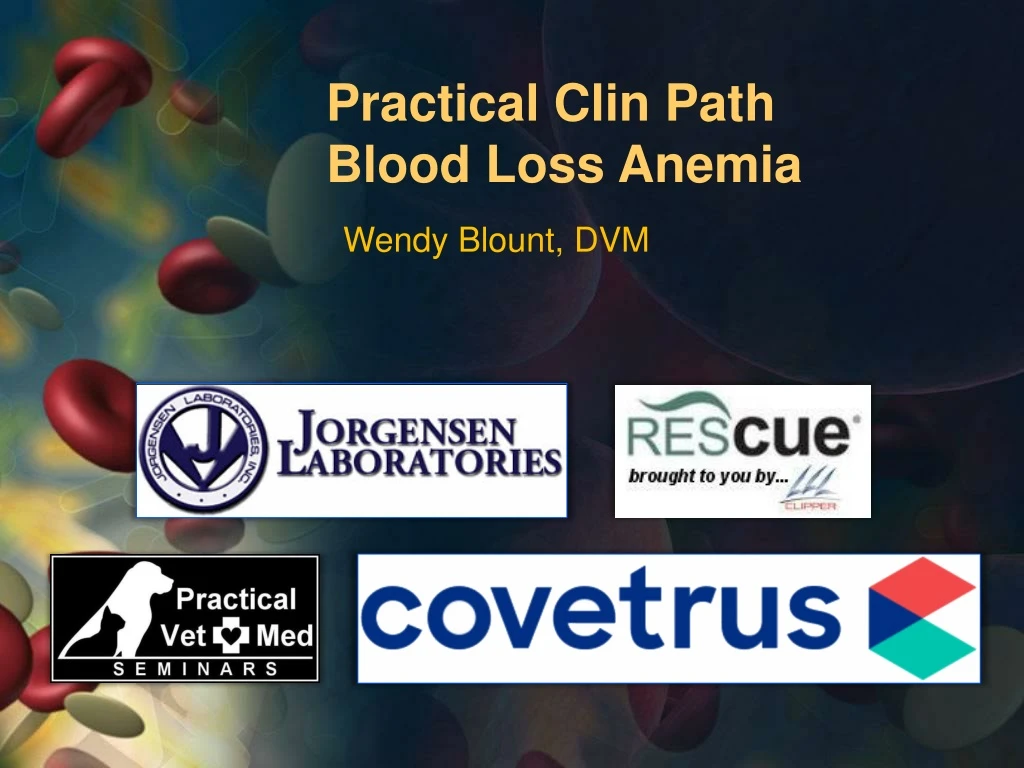 practical clin path blood loss anemia