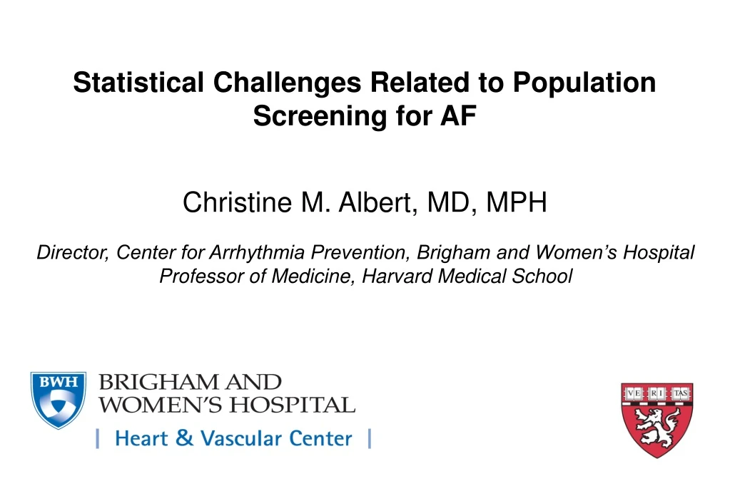 statistical challenges related to population