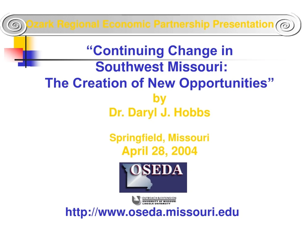 ozark regional economic partnership presentation