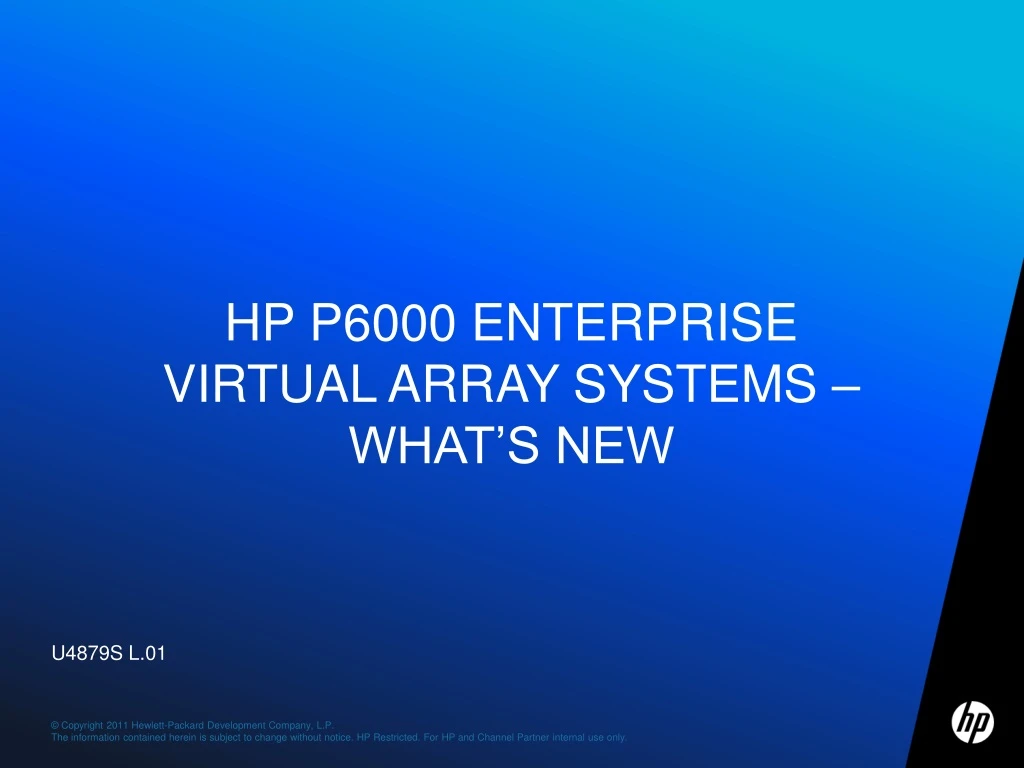 hp p6000 enterprise virtual array systems what s new