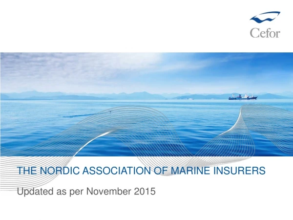 The nordic association of marine insurers
