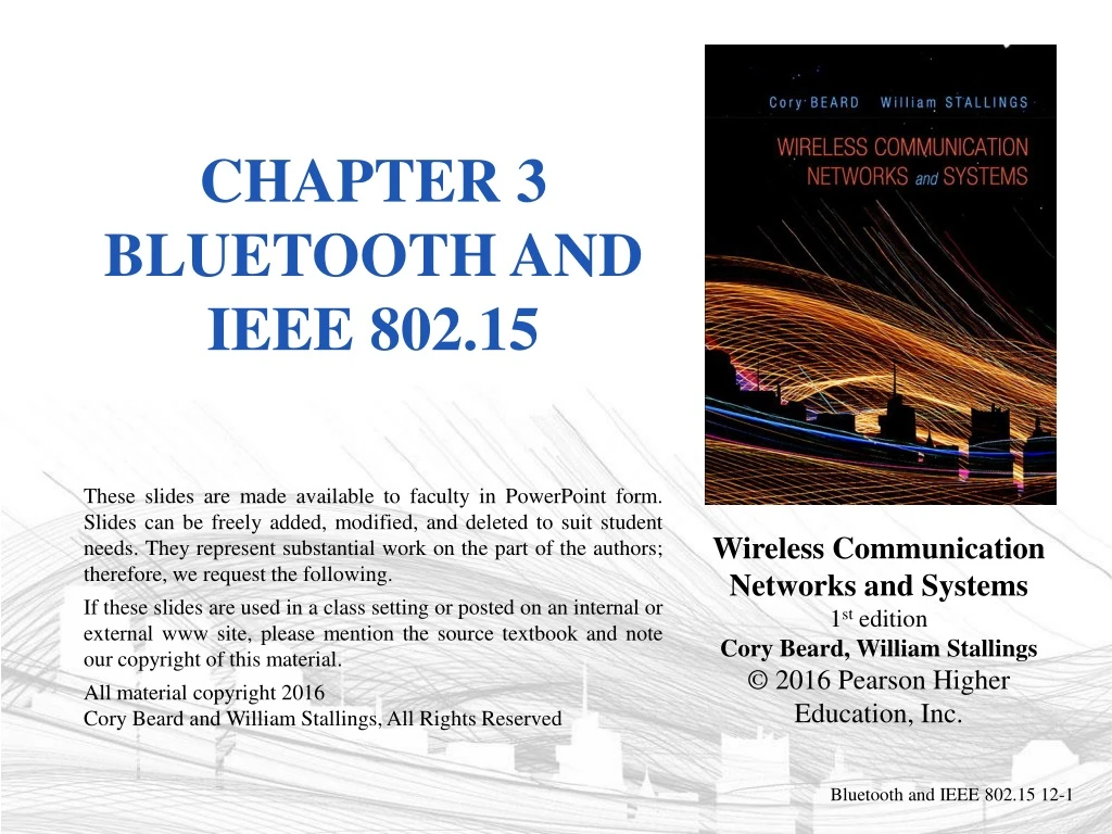chapter 3 bluetooth and ieee 802 15
