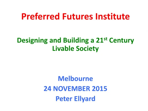 Preferred Futures Institute