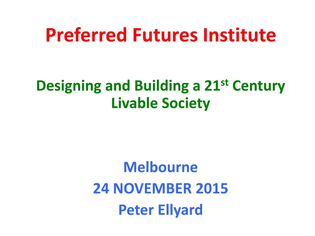 preferred futures institute