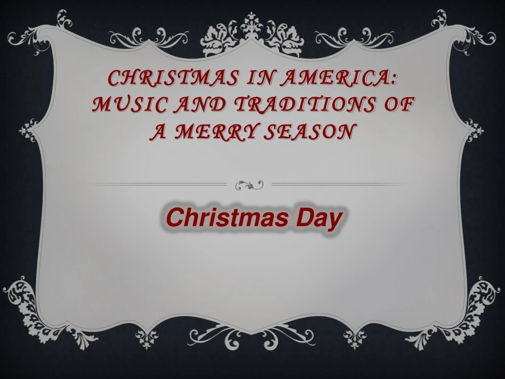 christmas in america music and traditions of a merry season