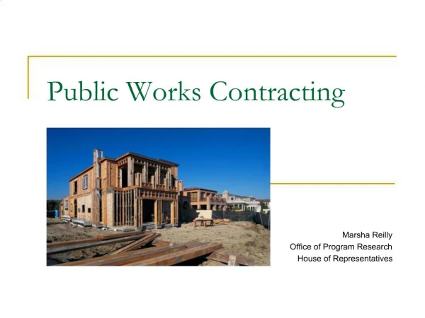 Public Works Contracting