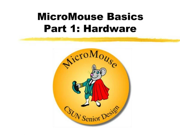 MicroMouse Basics Part 1: Hardware