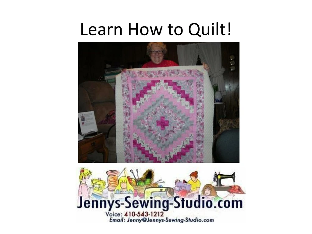 learn how to quilt
